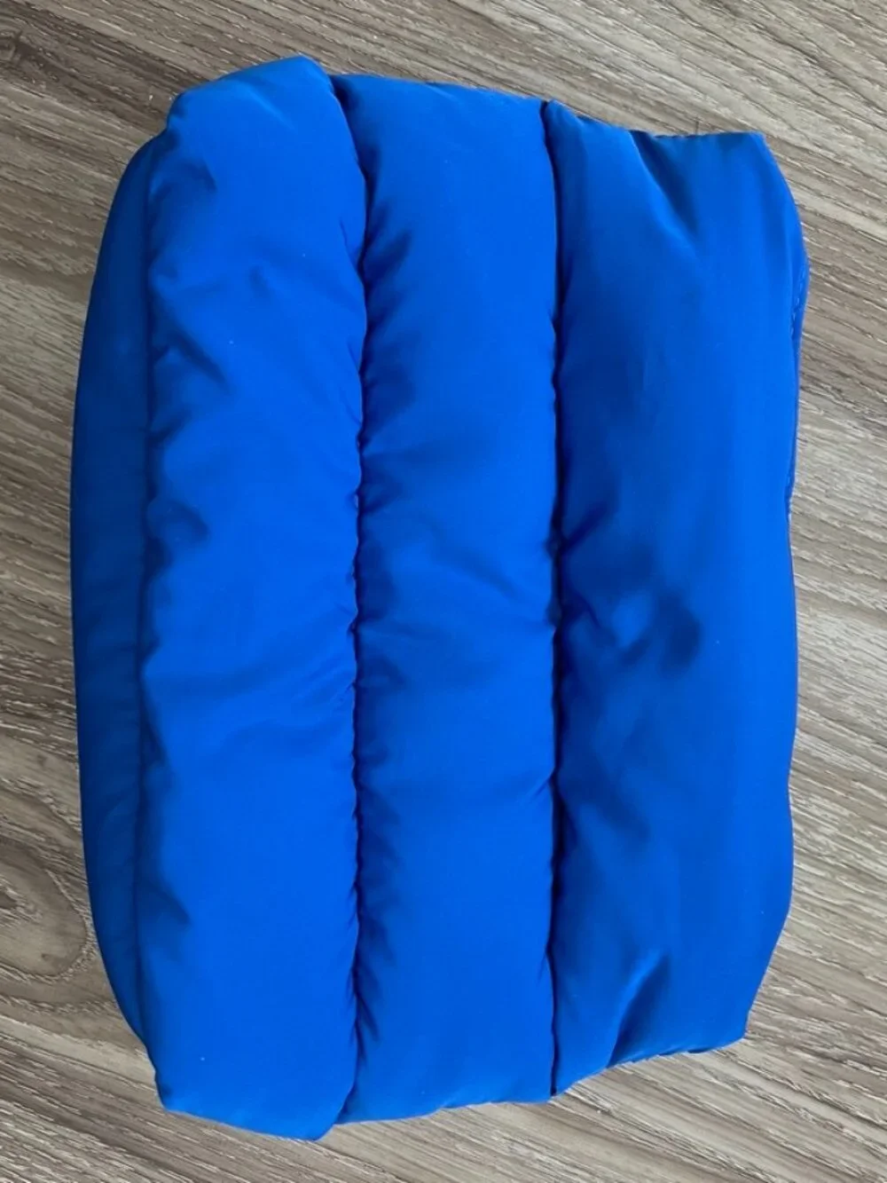 UNDERDAYS Cobalt Royal Blue Quilted Puffer Makeup Cosmetic Bag Pouch